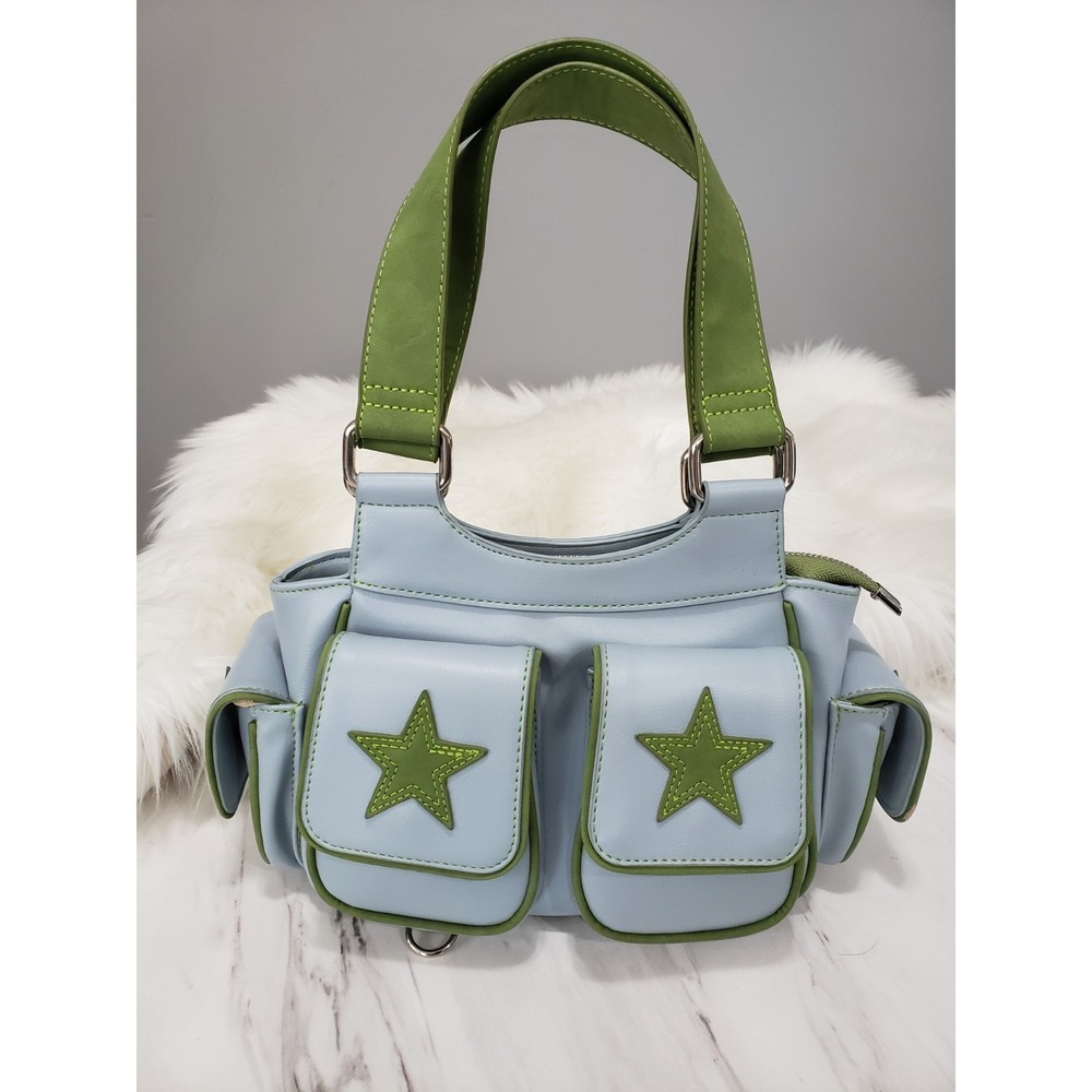 Delia's Dolls Kill Green Blue shoulder bag purse y2k bratz 90s baddie kidcore